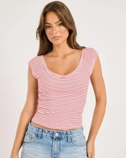 Macie Stripe Tee