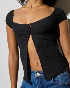 Mackena Split Front Top