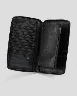 Mandala Embossed Travel Wallet