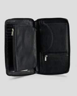 Mandala Embossed Travel Wallet