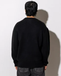 Medina Script Crew Knit Sweatshirt