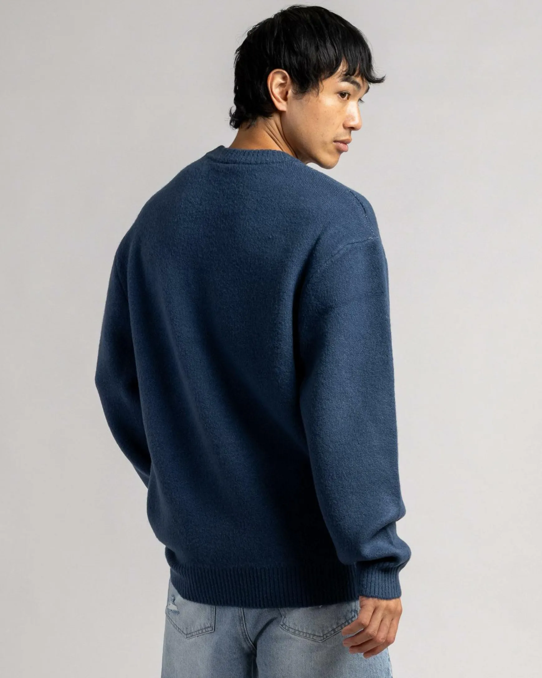 Medina Script Crew Knit Sweatshirt