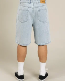 Medina Script Denim Walk Shorts