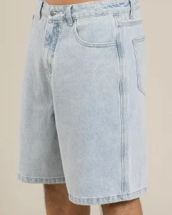 Medina Script Denim Walk Shorts