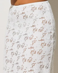 Meli French Lace Maxi Skirt