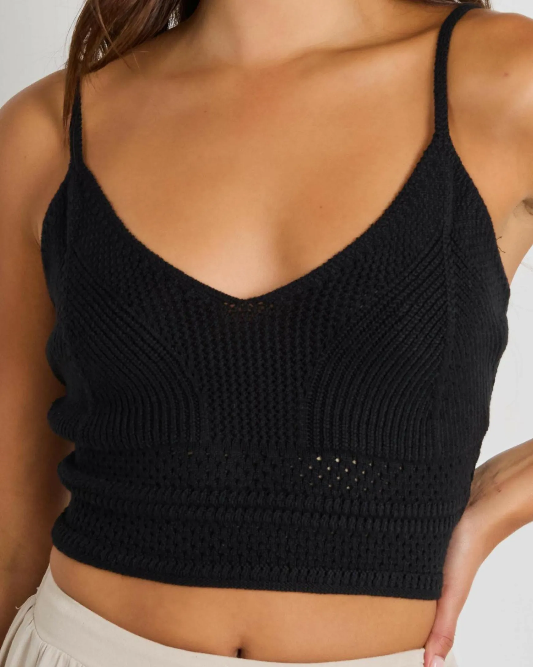 Menorca Crochet Crop Top