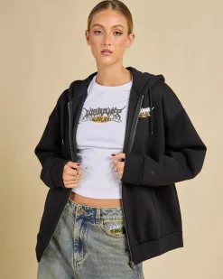 Messenger Zip Front Hoodie