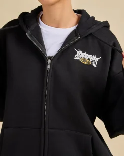 Messenger Zip Front Hoodie
