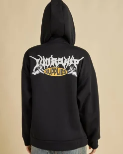 Messenger Zip Front Hoodie