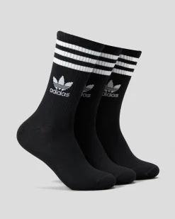 Mid Cut Crew Socks 3 Pack