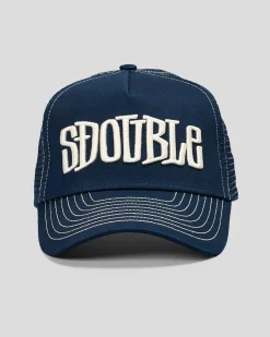 Mid-Block Curved Peak Trucker Cap