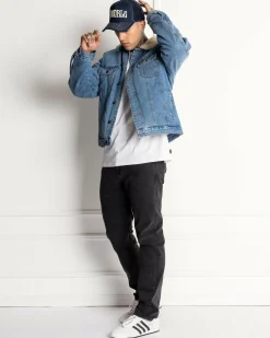 Mid-Block Curved Peak Trucker Cap