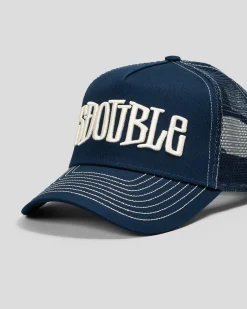 Mid-Block Curved Peak Trucker Cap