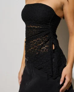 Mizelle Lace Tube Top