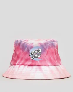 Moon Dot Tie Dye Bucket Hat