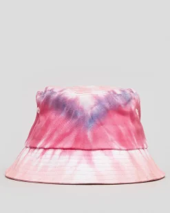 Moon Dot Tie Dye Bucket Hat