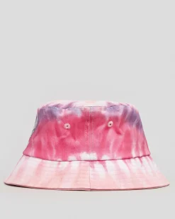 Moon Dot Tie Dye Bucket Hat