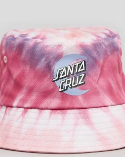 Moon Dot Tie Dye Bucket Hat