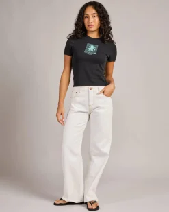 Neon Palm Fitted T-Shirt