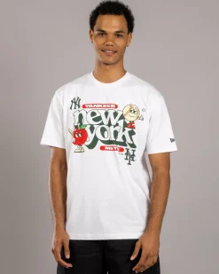 NY Yankees vs NY Mets Souvenir Oversized T-Shirt