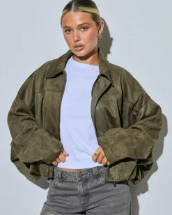 Oliver Faux Suede Jacket