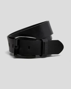 Onyx Leather Belt