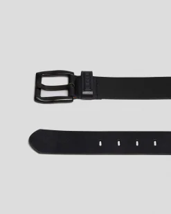 Onyx Leather Belt