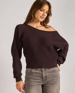 Ophelia Off Shoulder Knit Jumper
