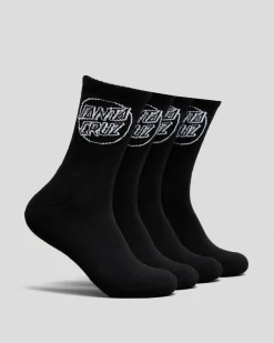 Opus Dot Crew Socks 4 Pack