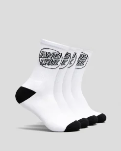 Opus Dot Crew Socks 4 Pack