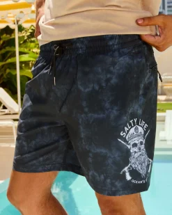 Overboard Elastic Waist Shorts