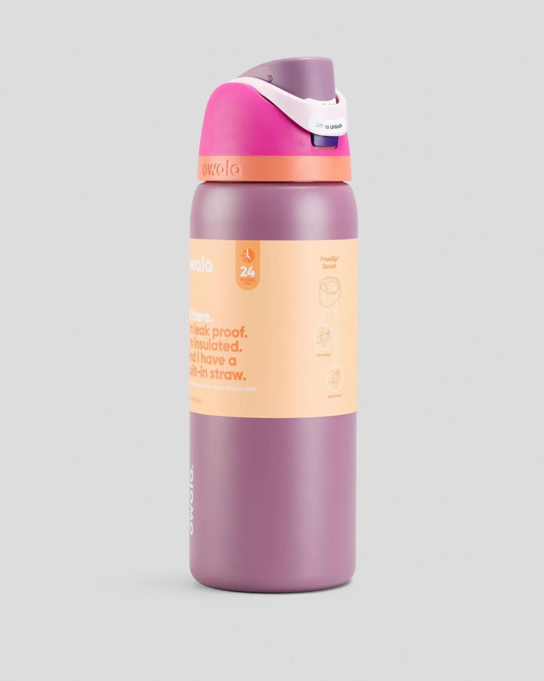 32oz FreeSip Stainless Steel Water Bottle