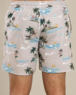 Palm Elastic Waist Shorts
