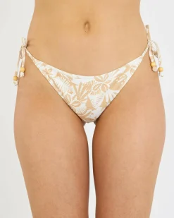Palm Palm Tie Side Bikini Bottom