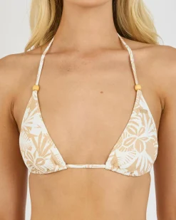 Palm Palm Tiki Sliding Triangle Bikini Top