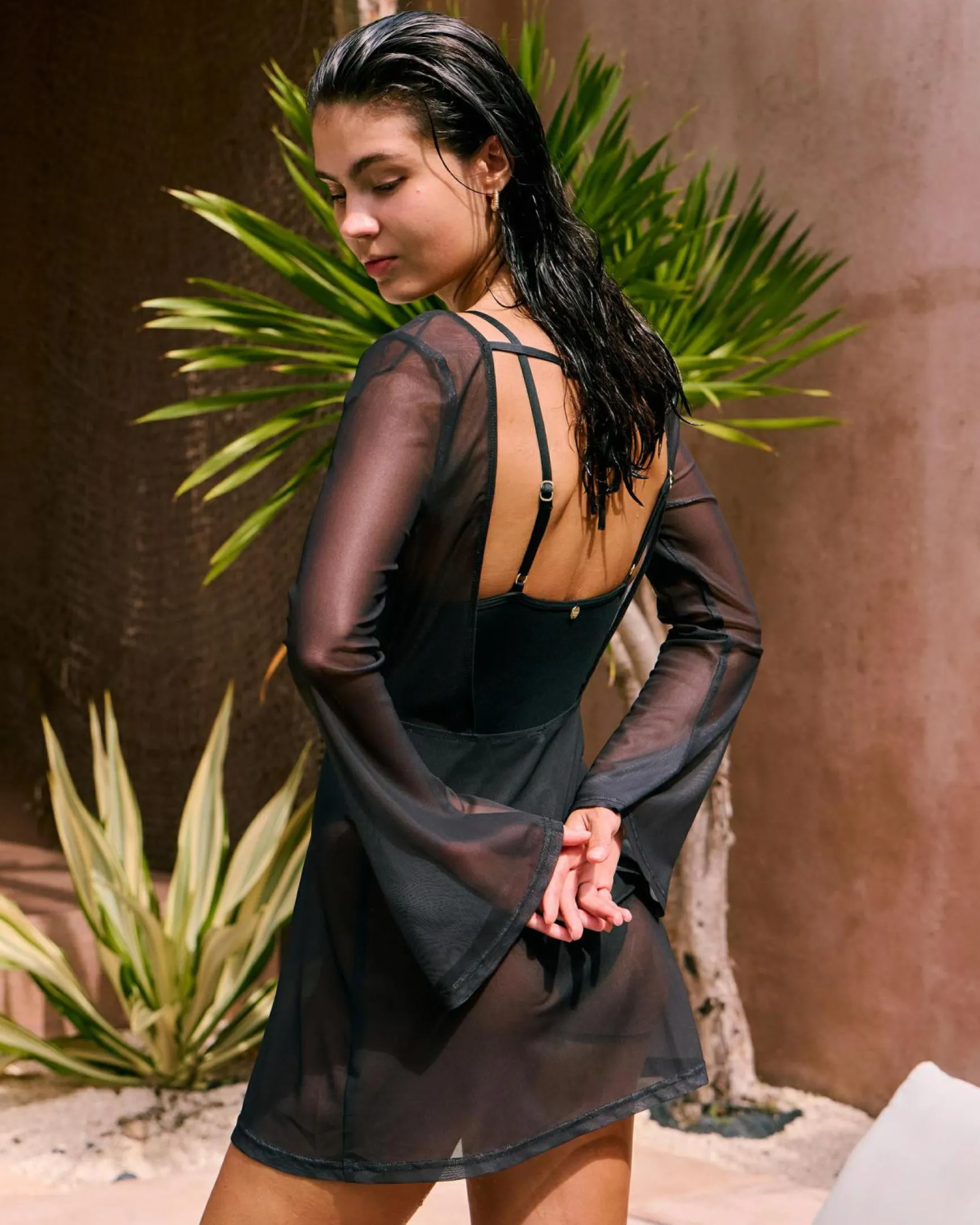 Paradise Mesh Cover Up