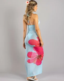 Paradise Mesh Long Cover Up