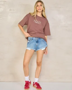 Pheonix Low Rise Denim Mini Shorts