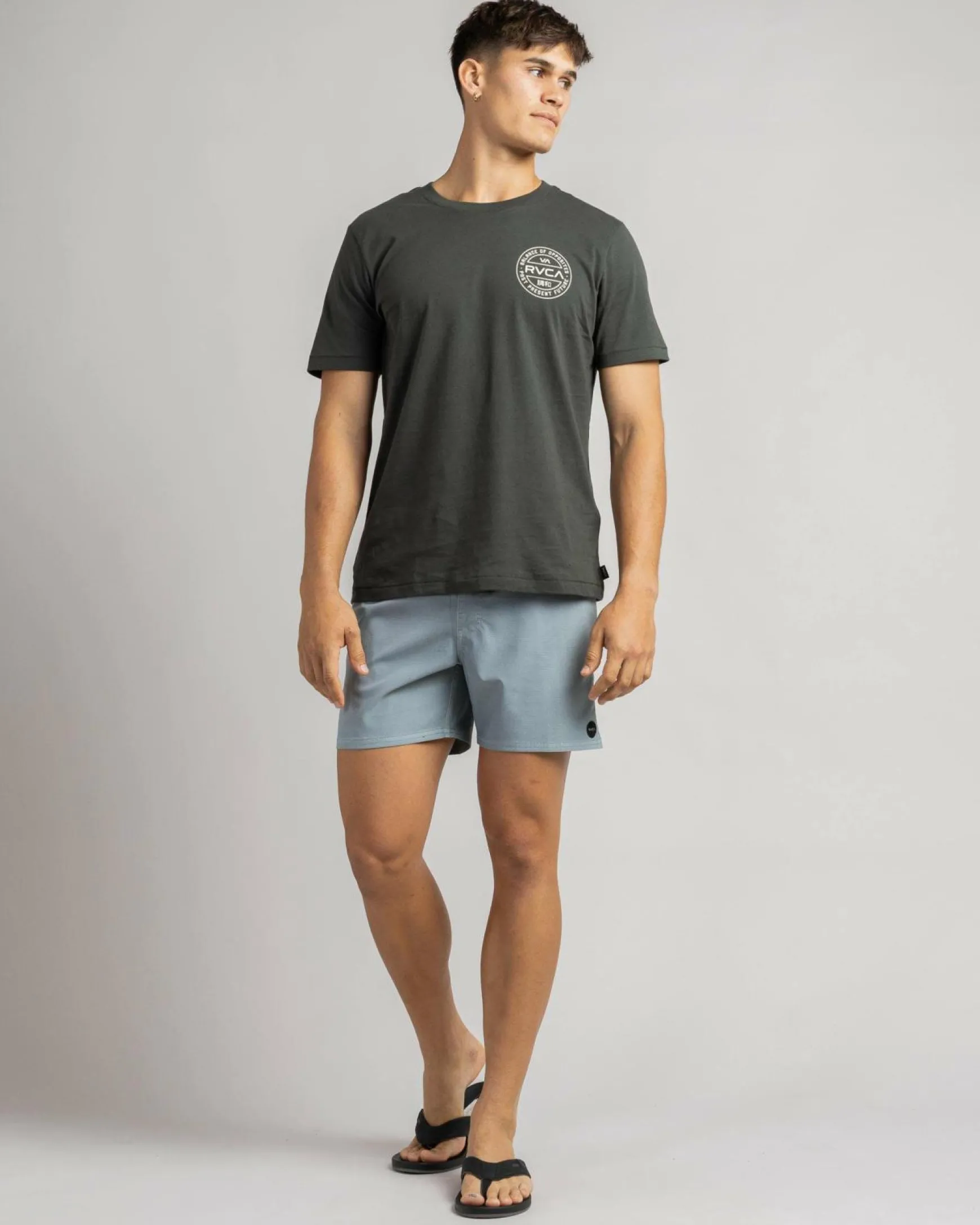 Pigment Elastic Waist Shorts
