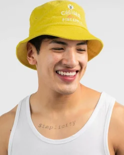 Pineapple Cord Bucket Hat