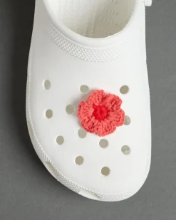 Pink Crochet Flower Jibbitz