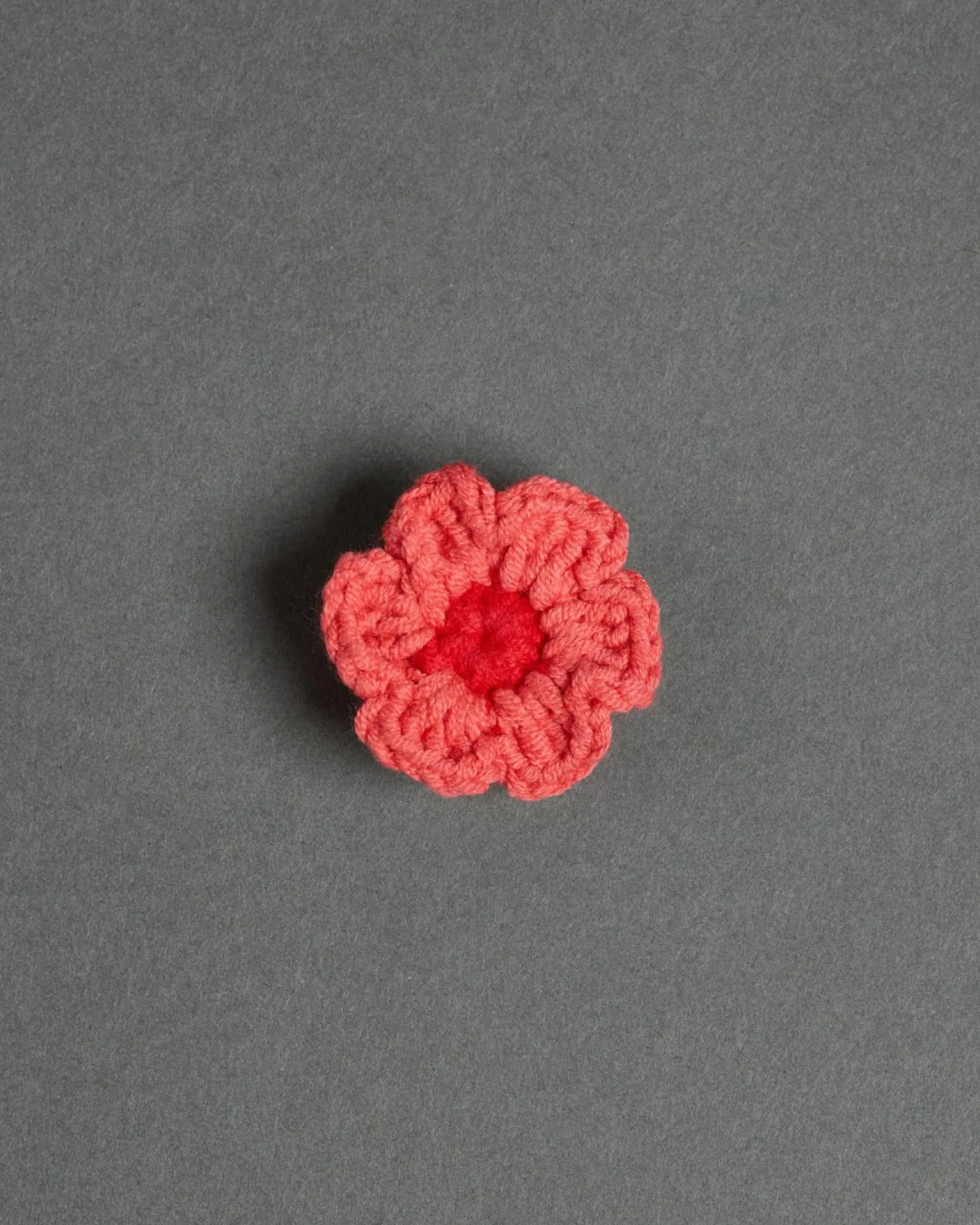 Pink Crochet Flower Jibbitz