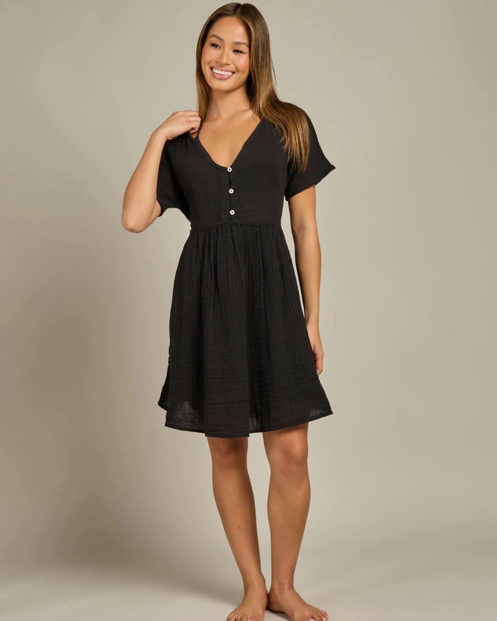 Premium Surf Short Sleeve Dress