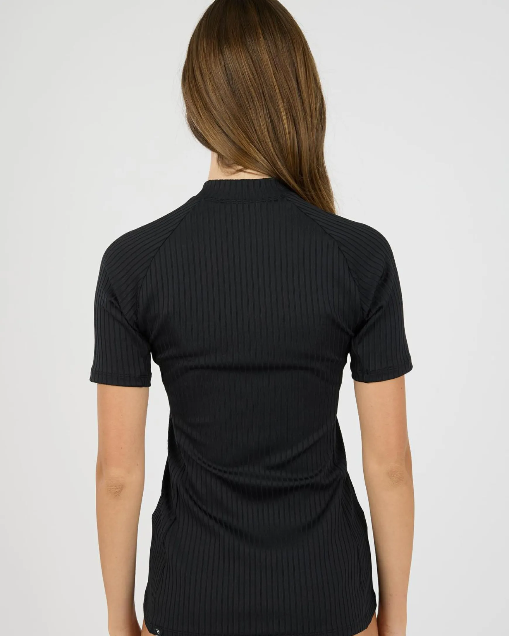 Premium Surf Zip Through Short Sleeve Rash Vest