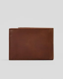 Raw Energy RFID Slim Leather Wallet