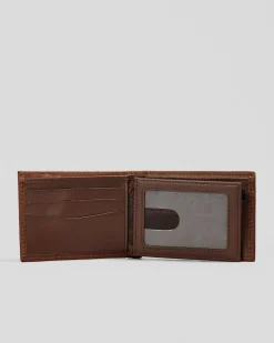 Raw Energy RFID Slim Leather Wallet