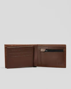 Raw Energy RFID Slim Leather Wallet