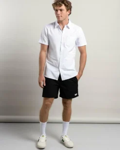 Refined Elastic Waist Shorts