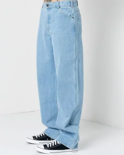 Relaxed Straight Fit Denim Jeans