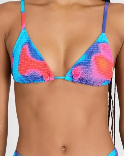 Rio Shirred Triangle Bikini Top
